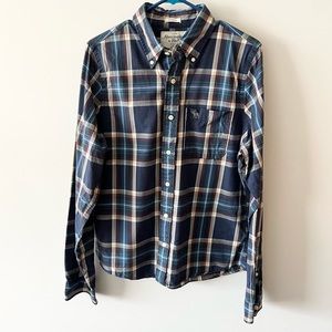 Abercrombie & Fitch Plaid Button Up Shirt E